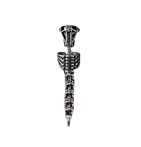 Image of Pingyongchang Vintage Silver Scorpion Ring Gothic Knuckle Joint Finger Ring Hip Hop Punk Rock Hinged Activity Rings Halloween Cosplay Costume Accessories