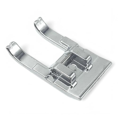 Image of ZENITH Open Toe Big Metal Pressure Foot Snap on Type for Automatic Electric Low Shank Sewing Machines Suitable for Usha Janome Brother Singer etc Steel Finish (Open Toe Big Metal)