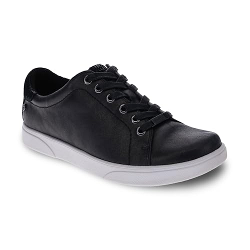 Revere Limoges Women's Lace-Up Sneakers - Stylish Orthotic-Friendly Sneakers with Premium Leather and Arch Support
