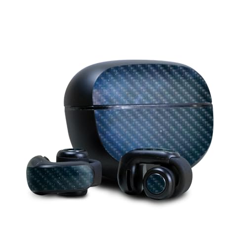 Image of Carbon Fiber Skin Compatible with Bose Ultra Open Earbuds - Night Sky - Premium 3M Vinyl Protective Wrap Decal Cover - Easy to Apply | Crafted in The USA by MightySkins