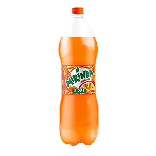 Mirinda Orange, Carbonated Soft Drink, Plastic Bottle, 2.28Liter