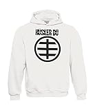 Textilhandel Hering Kapuzenpullover - Hüsker Dü (Weiß, XL, x_l)