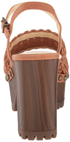 Jessica Simpson Women's Timia Block Heel Platform Sandal Heeled, Ginger Cookie, 10 #TOP26