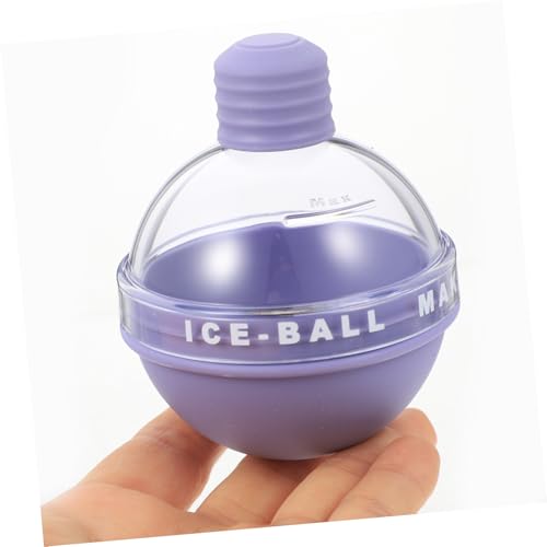 Molde para bolas de hielo pequeño reutilizable violeta miniatura 4