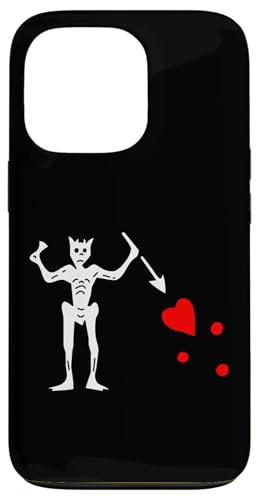 Blackbeard Jolly Roger Pirate Flightful Edward Teach フラッグ スマホケース iPhone 13 Pro 用