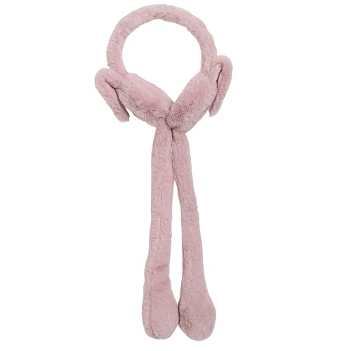 Image of FabSeasons Soft & Warm Winter Ear Muffs | Plush Faux Fur Ear Warmers for Cold Weather | Lightweight & Cozy Ear Protection