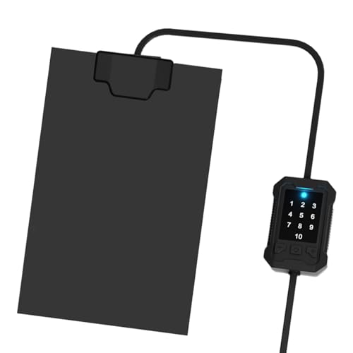 Tuxuseo Alfombra Térmica para Reptiles,Manta Calefactora para Terrario y Ermitaño 14W | Calentador Ajustable Bajo Terrario, Protección Térmica para Tortugas Geckos Lagartos Anfibios Serpientes