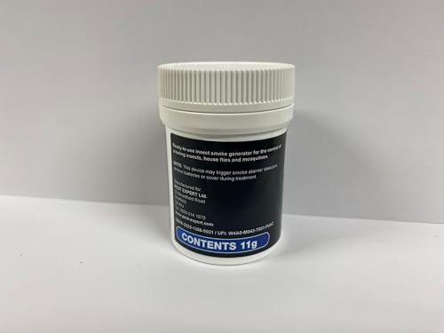 Clothes Moth Killer Spray 1ltr and Moth Killer Smoke Bomb 11g - Formula ‘C’ Moth Spray and Formula ‘P’ Moth Fumigators from Pest Expert (HSE approved and tested – professional strength product)