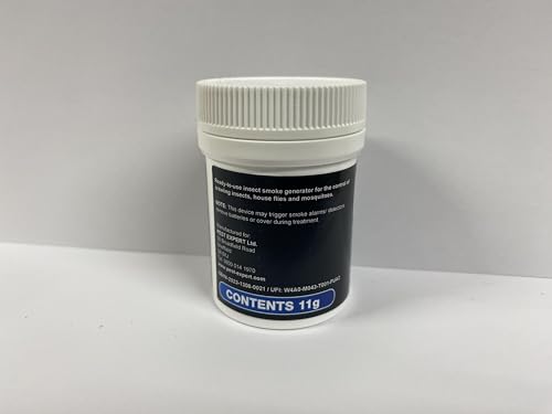 Clothes Moth Killer Spray 1ltr and Moth Killer Smoke Bomb 11g - Formula ‘C’ Moth Spray and Formula ‘P’ Moth Fumigators from Pest Expert (HSE approved and tested – professional strength product)