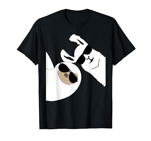 Funny Llama Alpaca Sloth with sunglasses T-Shirt Funny Llama Alpaca Sloth with sunglasses T-Shirt