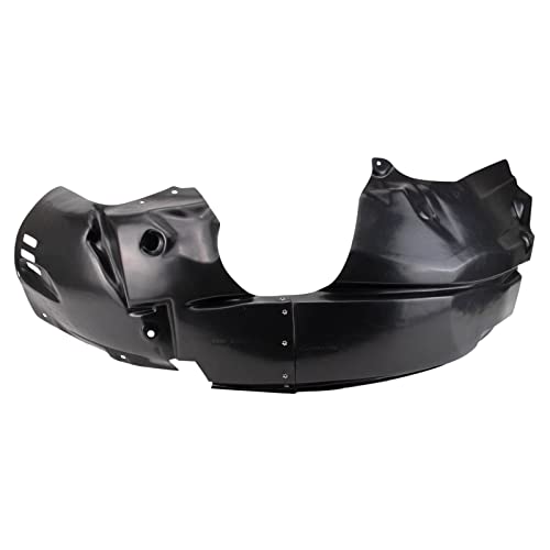 Image of TRQ Front Driver and Passenger Side Inner Fender Liner Set Compatible with 2011-2013 Ford Fiesta