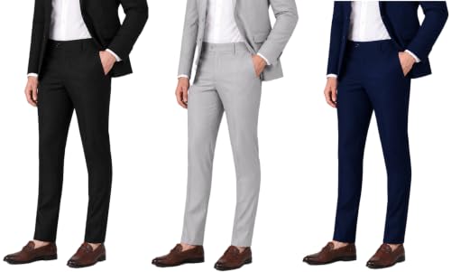 Image of Mens Formal Pant | Comfortable Cotton Trousers for Office and Business Wear