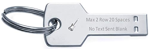 Clé USB 2 Go musique rock guitare gravée pour stockage texte