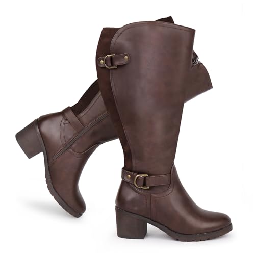 Chicblooms Extra Wide Calf Riding Boots