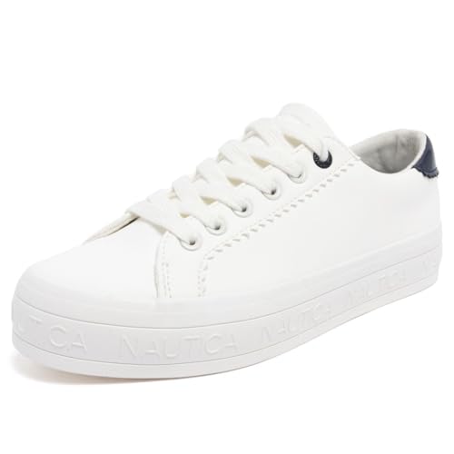 Image of Nautica Women Fashion Sneaker Lace-Up Tennis Casual Shoes for Ladies