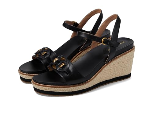 Image of Cole Haan Women's 75mm Cloudfeel Espadrille Link Wedge | Casual Sandals