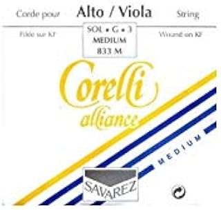 CUERDA VIOLA - Savarez (Corelli Alliance 833M) (Plata) 3Âª Medium Viola 4/4 G (SOL)