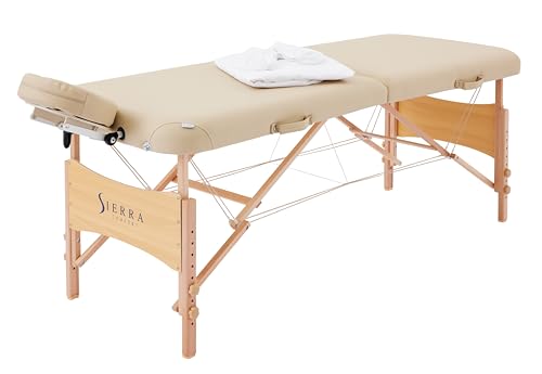 Sierra Comfort All-Inclusive Portable Massage Table, SC-901 (Beige)