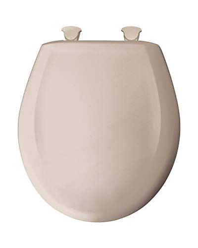 Church Bemis Round Residential Plastic Seat with Easy Clean & Change Hinges Color: Blush