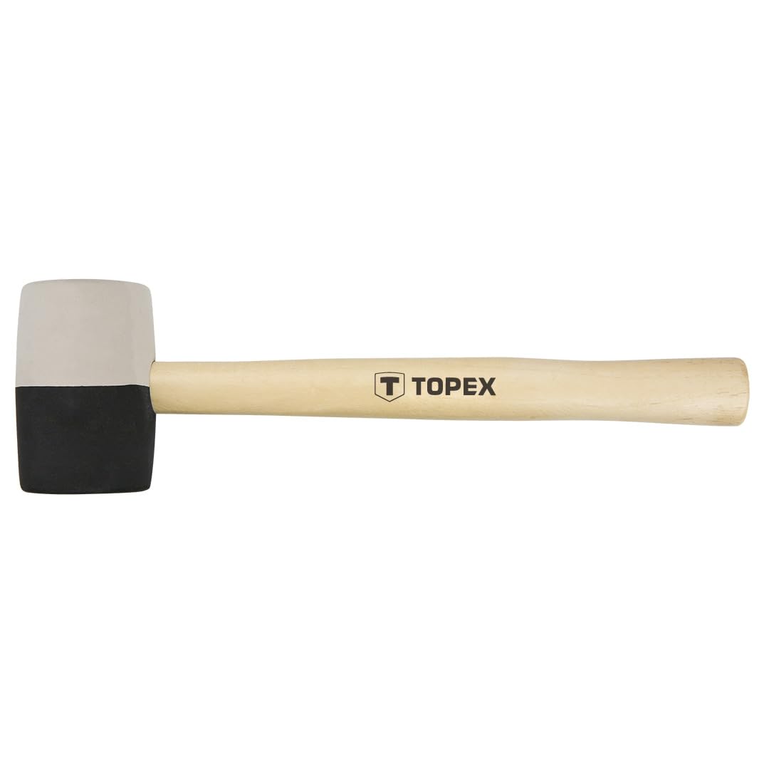 Neo Tools Rubber Hammer 58 mm / 450 g Black and White Rubber Brand