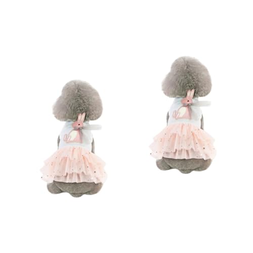 Tenues pour chiens et jupe tutu lot de 2 vêtements de fête pour petit chien et chiot