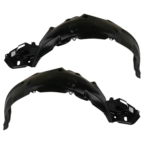 Image of TRQ Front Inner Fender Liner Set Compatible with 2009-2010 Toyota Corolla TO1248149 TO1249149