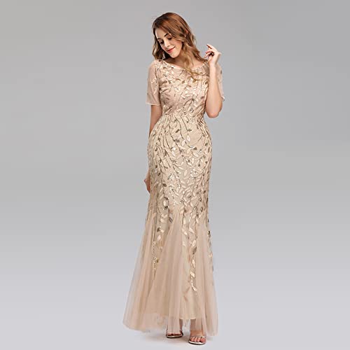 Robe de soirée pour femme robe d'été sirène ajustée - 5