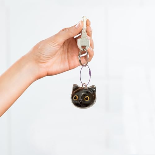 Llavero contenedor pelo de gato HAPINARY para amantes de mascotas 8