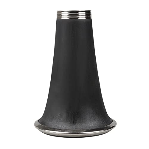 QERPON Clarinet Alloy Trumpet Bakelite Bells Mouth Clarinet Black Pipe Clarinet Woodwind Accessories Easy to Use