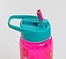 Crocodile Creek Kids Hedgehog Flip Straw Girls Tritan Drinking Bottle, Pink, 7