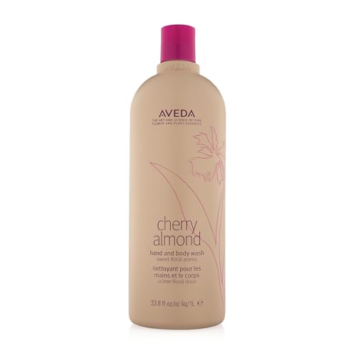 Image of Aveda Cherry Almond Hand & Body Wash |with Sweet Almond Oil, Cherry Blossom Extract | Sweet Floral Aroma of Tonka Bean, Certified Organic Orange, Ylang Ylang | 97% Naturally Derived*, 1000ml