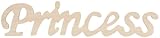 Darice 9110-30 Wood Script Word, Princess