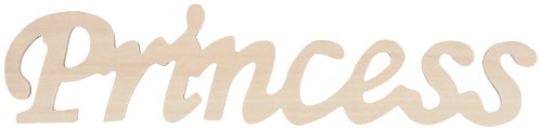 Darice 9110-30 Wood Script Word, Princess