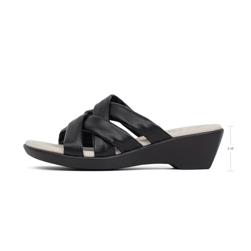 VJH confort Women’s Slides Sandals Orthopedic Slippers,Comfortable Wedge Platform Slip Flops Flip Casual Walking Sandals2