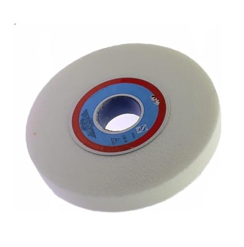 Meule d'établi en corindon blanc 150 mm pour restaurer vos outils de jardinage