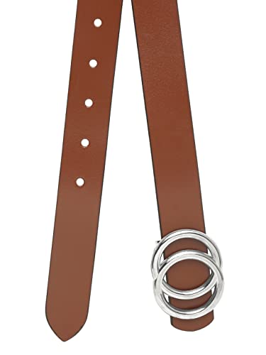 Image of TEAKWOOD LEATHERS Leather Belt for Women Belts Regular Fit Casual Formal Dress Jeans & Fashion Ladies Belts for Women Belts Regular Fit Belt Any Season | Fashion Belt for Women | T BT W 01