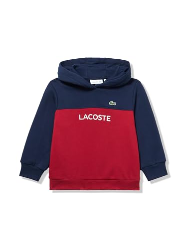 Lacoste Kids' Long Sleeve Color Blocked Hooded Childrens Sweatshirt