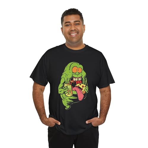 Retro Slimer Goofy Tee, Perfect for Halloween, Movie Night, Casual Wear, Gift for Nerds3