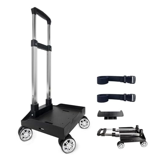 Foldable Backpack Trolley for Easy Travel