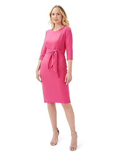 Adrianna Papell Women's Bow Sheath Dress with Three Quarter Sleeves - Image 5