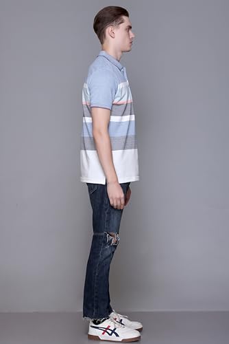 Image of SANE ORIGINALS Polo T-Shirt for Men with Pocket || Striped Polo for Men