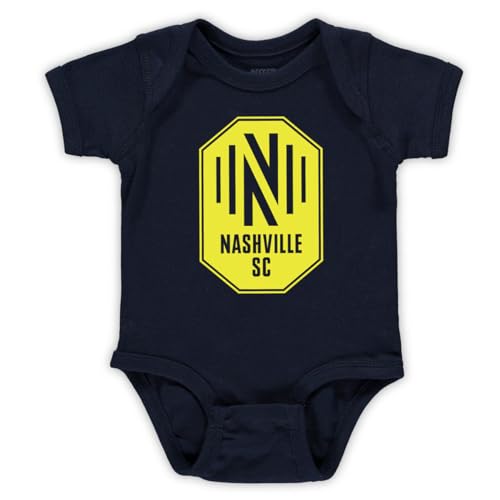 Image of Outerstuff Nashville SC Primary Team Logo Newborn/Infant Baby Bodysuit Onesie