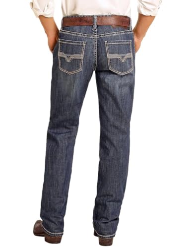 Rock & Roll Denim n Double Barrel Relaxed Stackable Boot Cut Jean3