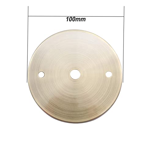 Binifimux Ceilng Mounting Canopy Kit, 2 Pack Ceiling Plate Chassis Base Pendant Light Accessories Kit, 100Mm X 20Mm #TOP1