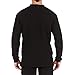Smith's Workwear Mens Sherpa Bonded Thermal Henley Pullover Jacket, Black, Medium US