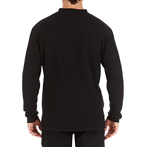 Smith's Workwear Men's Sherpa Bonded Thermal Henley Pullover2