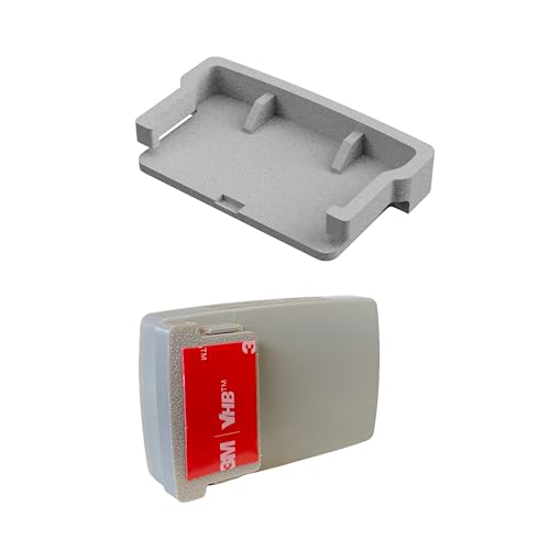 Clip di Fissaggio compatibile con T.Pass modello 2023 2024 2025 - Clip Adesiva con sistema di telepedaggio - Nuovo - nuova generazione - Sistema per da auto Grigio 1PZ