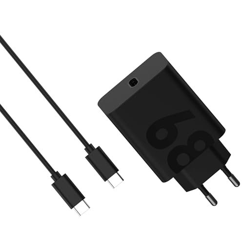 Motorola Chargeur USB 68 W 1x USB-C® Power Delivery 3.0, Power Delivery Noir GaN, Chargeur Rapide