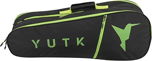 YUTK Badminton Squash Tennis Racket Shoulder Bag for 7racquet Water Proof(3 Zipper kit Bag)