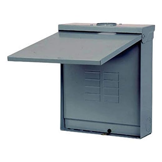 Siemens W0816ML1125CU 125 amp, 8 Space, 16 Circuit, Outdoor Center Load Cente, Gray